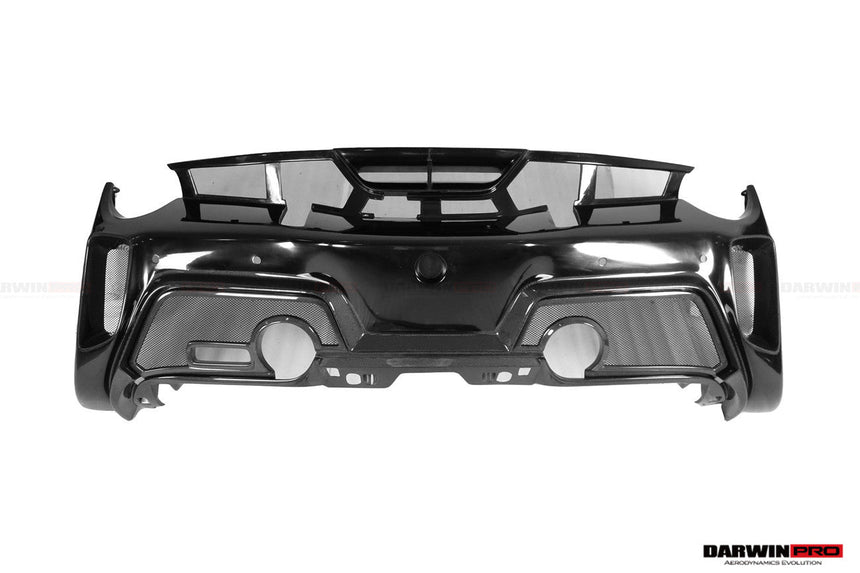 2015-2020 Ferrari 488 GTB Challenge Evo Modena Style Rear Bumper With Deck Lid Wing & Diffuser & Wing