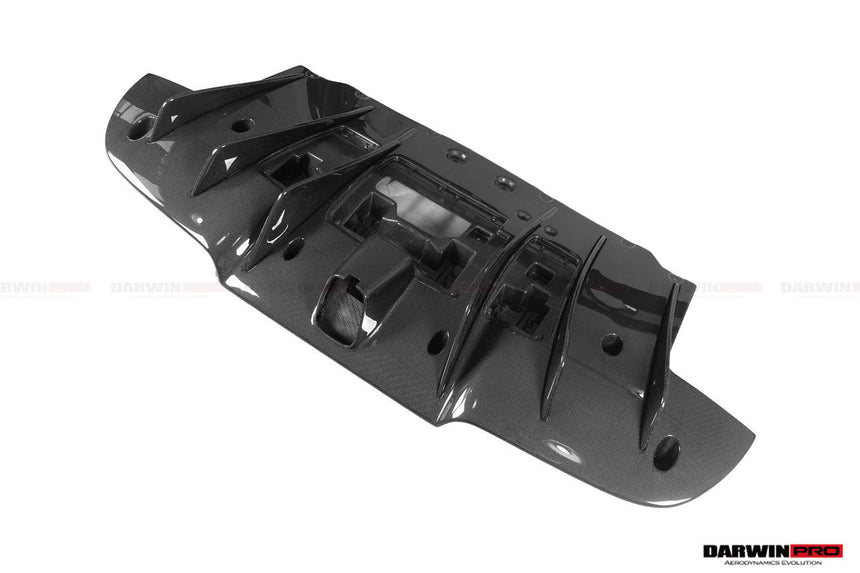 2015-2020 Ferrari 488 GTB Challenge Evo Modena Style Rear Bumper With Deck Lid Wing & Diffuser