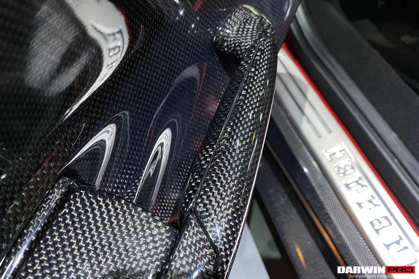 2015-2020 Ferrari 488 GTB & Spider Carbon Fiber Door Handle Interior