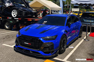 DarwinPRO 2019-UP Audi RS6 Avant C8 & RS7 Quattro IMP Performance Side Skirts Under Board