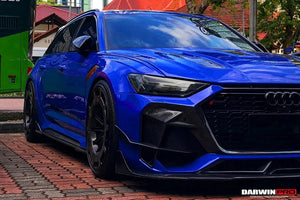 DarwinPRO 2019-UP Audi RS6 Avant C8 & RS7 Quattro IMP Performance Side Skirts Under Board