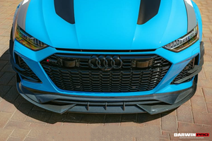 2019-UP Audi RS6 Avant C8 | RS7 Quattro Carbon Fiber Front Canards - DarwinPRO (iMP)
