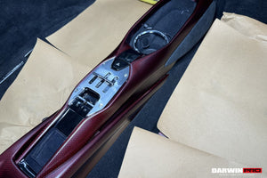 2022-2026 Ferrari 296 GTB GTS (Type F171) OE Style Dry Carbon Fiber Center Control Surround Panel Front End