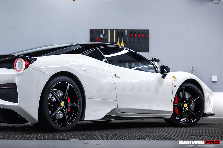 2010-2015 Ferrari 458 Italia and Spider BKSS Style Side Skirts  DarwinPRO (BKSS Design)