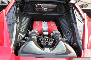2010-2015 Ferrari 458 Italia | Speciale Dry Carbon Fiber Engine Bay Panels