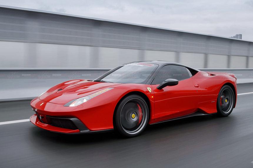2010-2015 Ferrari 458 Italia and Spider BKSS Style Side Skirts  DarwinPRO (BKSS Design)