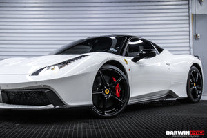 2010-2015 Ferrari 458 Italia and Spider Carbon Fiber Hood and Partial Carbon Fiber Front bumper DarwinPRO (BKSS Design)