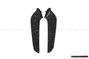 2010-2015 Ferrari 458 Italia and Spider Carbon Fiber Front Canards DarwinPRO (OE)