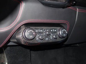 2010-2015 Ferrari 458 Dry Carbon Fiber AC Control Panel Cover DarwinPRO (OE) Fits Italia, Spider, Speciale
