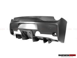 DarwinPRO 2013-2015 Ferrari 458 Speciale Rear Bumper with Diffuser with Lights