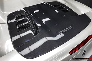 2011-2015 Ferrari 458 Spider Carbon Fiber Engine Hood Replacement