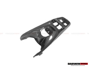 2015-2020 Ferrari 488 Dry Carbon Fiber Bridge Support & Windows Switches Panel | Fits GTB, Spider