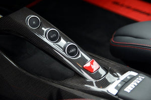2015-2020 Ferrari 488 Dry Carbon Fiber Bridge Control | Fits GTB, Spider