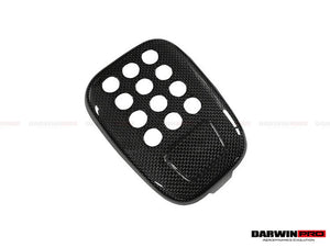 2015-2020 Ferrari 488 GTB & Spider Dry Carbon Fiber Rear Black Light Cover