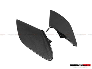 2015-2020 Ferrari 488 GTB & Spider Dry Carbon Fiber Side Air Intake Fins