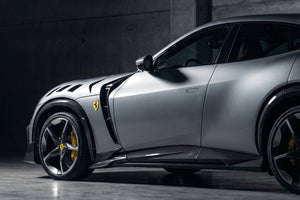 2023-UP Ferrari Purosangue F175  Carbon Fiber Side Skirts DarwinPRO iMP Design