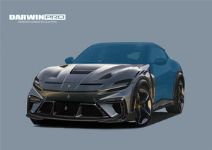 2023-UP Ferrari Purosangue F175  Carbon Fiber Side Skirts DarwinPRO iMP Design