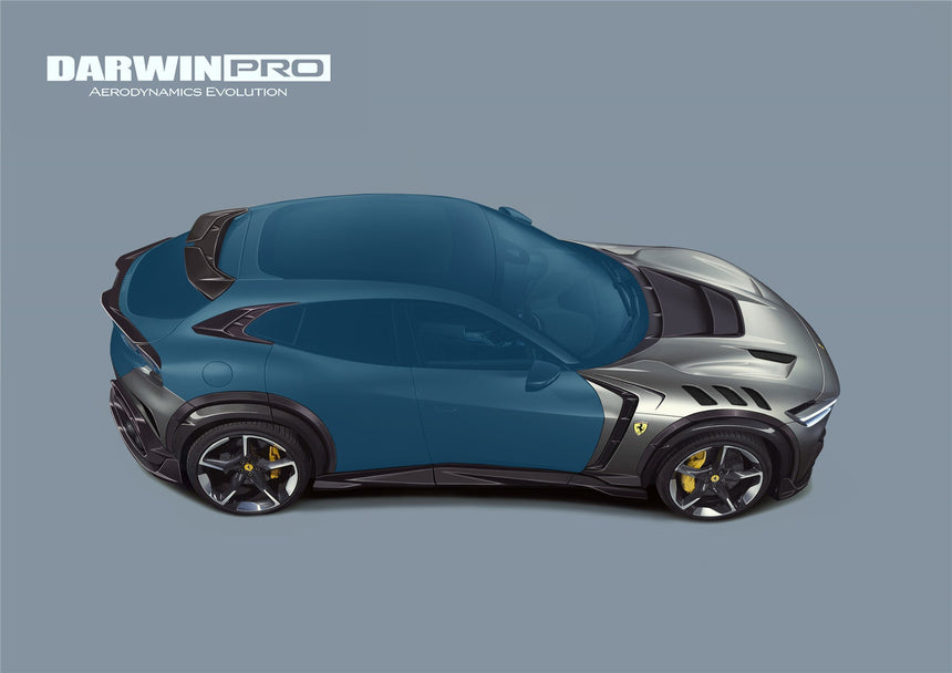 2023-UP Ferrari Purosangue F175 Partial Carbon Fiber Body Kit DarwinPRO iMP Design