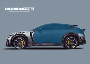 2023-UP Ferrari Purosangue F175 Partial Carbon Fiber Body Kit DarwinPRO iMP Design