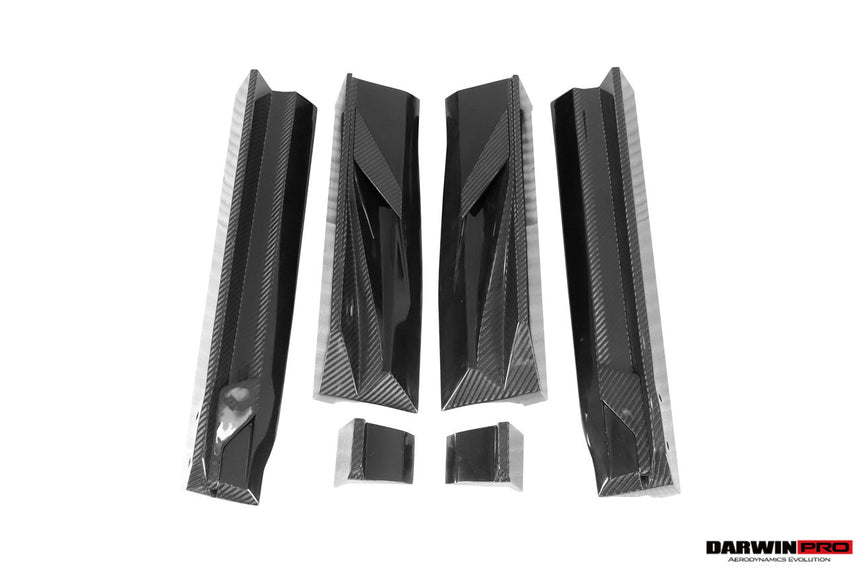 DarwinPRO 2018-2025 Lamborghini URUS BKSS Part Carbon Fiber Side Skirts | Fits URUS, S, Performante