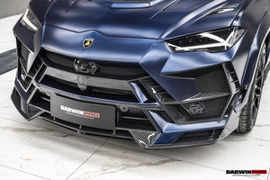DarwinPRO 2018-2025 Lamborghini URUS BKSS Part Carbon Fiber Hood And Front Bumper | Fits URUS, S, Performante