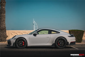 2019-UP Porsche 911 992 Carbon Fiber Side Skirts DarwinPRO (BKSSII) Fits Carrera, S, 4, 4S, Targa, Cabriolet
