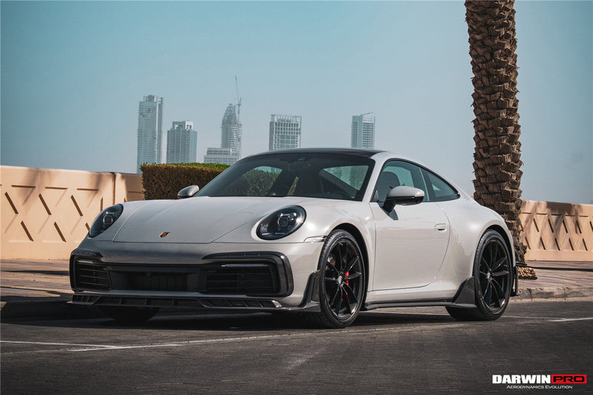 2019-UP Porsche 911 992 Carbon Fiber Side Skirts DarwinPRO (BKSSII) Fits Carrera, S, 4, 4S, Targa, Cabriolet