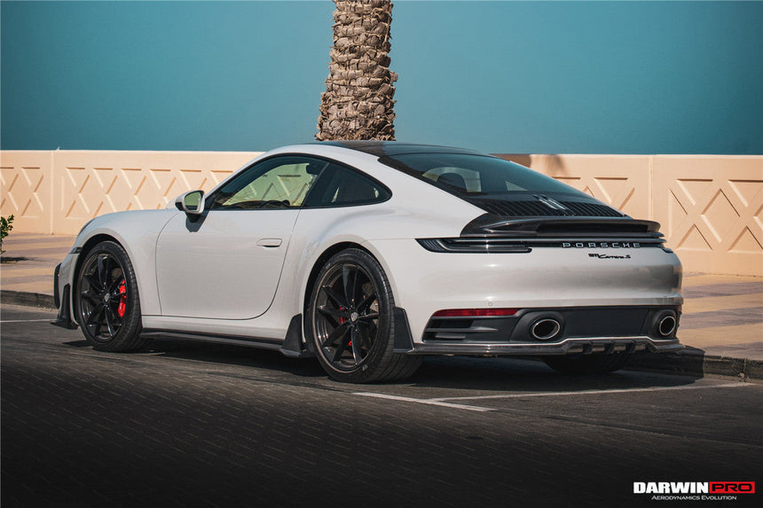 2019-UP Porsche 911 992 Carbon Fiber Side Skirts DarwinPRO (BKSSII) Fits Carrera, S, 4, 4S, Targa, Cabriolet