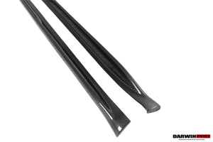 2019-UP Porsche 911 992 Autoclave Carbon Fiber Side Skirts DarwinPRO (GT3 Facelift) Fits Carrera, S, 4, 4S, Targa, Cabriolet