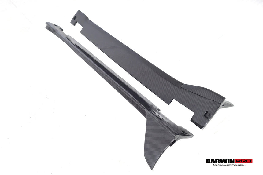2019-UP Porsche 911 992 Carbon Fiber Side Skirts DarwinPRO (BKSSII) Fits Carrera, S, 4, 4S, Targa, Cabriolet