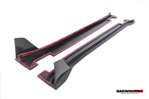 2019-UP Porsche 911 992 Carbon Fiber Side Skirts DarwinPRO (BKSSII) Fits Carrera, S, 4, 4S, Targa, Cabriolet
