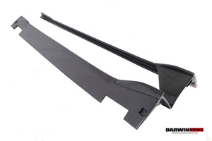 2019-UP Porsche 911 992 Carbon Fiber Side Skirts DarwinPRO (BKSSII) Fits Carrera, S, 4, 4S, Targa, Cabriolet