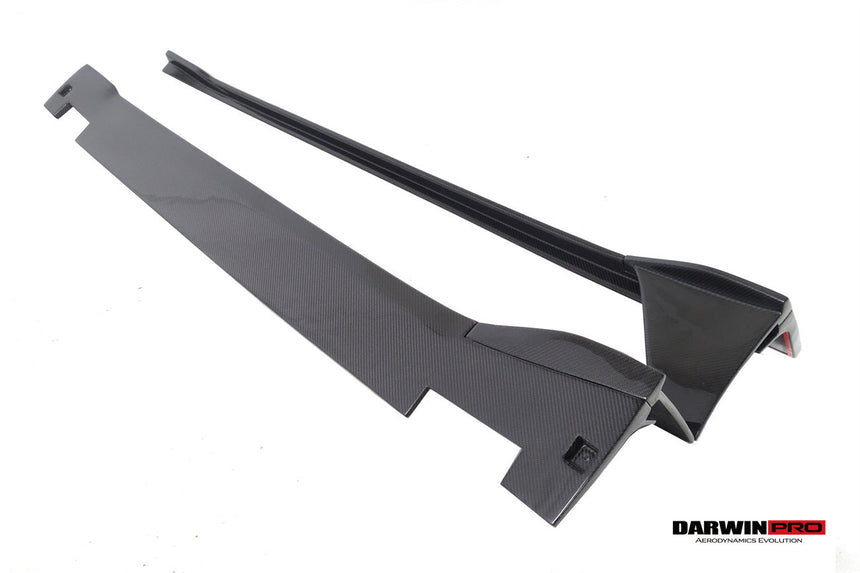 2019-UP Porsche 911 992 Carbon Fiber Side Skirts DarwinPRO (BKSSII) Fits Carrera, S, 4, 4S, Targa, Cabriolet