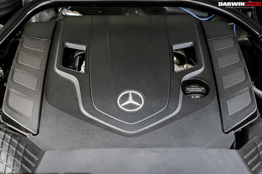 2019-2023 Mercedes Benz W464 G500/G550 G-Class G Wagon Dry Carbon Fiber Engine Cover