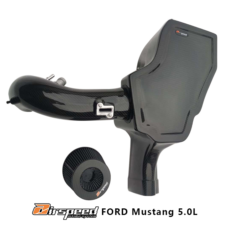 Ford Mustang 5.0L [2016-UP] Airspeed Brand 100% Dry Carbon Fiber Cold Air Intake System
