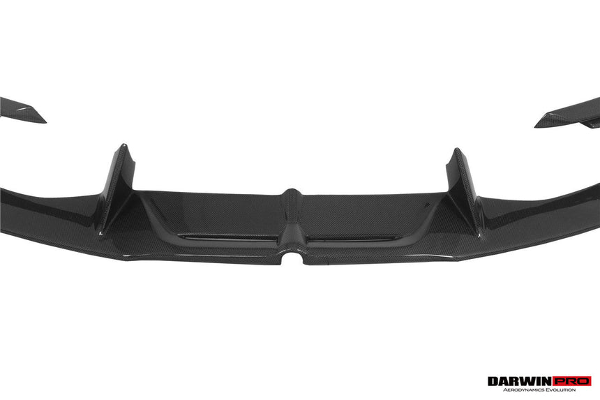 DarwinPRO 2022-2026 Ferrari 296 GTB  GTS Type F171 iMP Carbon Fiber Front Bumper Lip Splitter With Camera holes