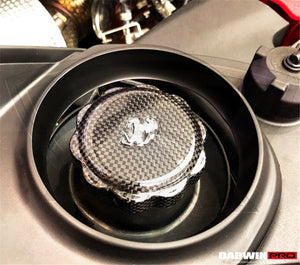 2010-2026 Ferrari (ALL MODELS) Autoclave Carbon Fiber Oil Cap cover DarwinPRO (OE)