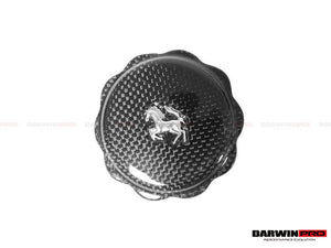2010-2026 Ferrari (ALL MODELS) Autoclave Carbon Fiber Oil Cap cover DarwinPRO (OE)