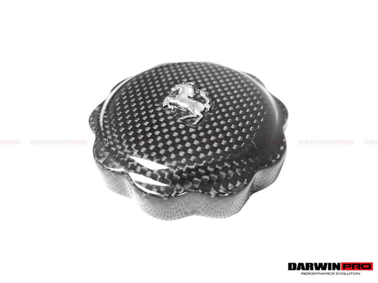 2010-2026 Ferrari (ALL MODELS) Autoclave Carbon Fiber Oil Cap cover DarwinPRO (OE)