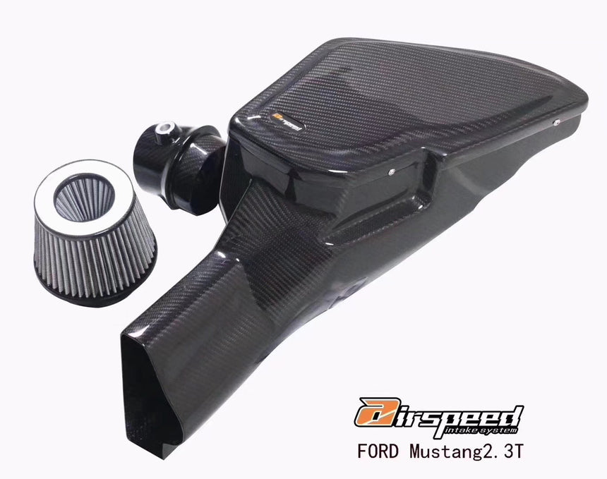Ford Mustang 2.3T [2015-UP] Airspeed Brand 100% Dry Carbon Fiber Cold Air Intake System