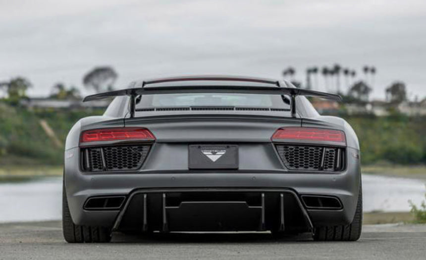 Audi V-Style Carbon Fiber Wing