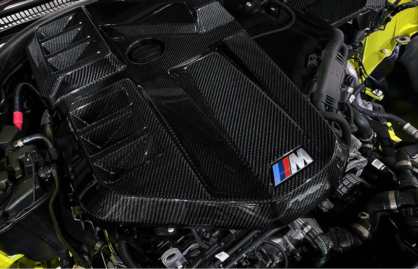 BMW G80 M3 - G82 M4 / Dry Carbon Fiber Engine Cover