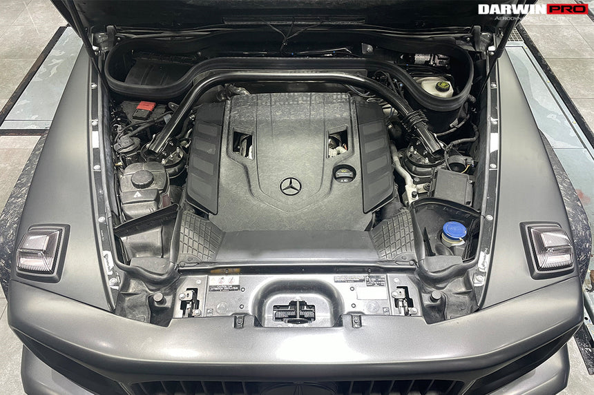 2019-2023 Mercedes Benz W464 G500/G550 G-Class G Wagon Dry Carbon Fiber Engine Cover