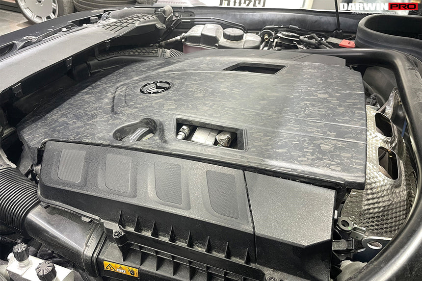 2019-2023 Mercedes Benz W464 G500/G550 G-Class G Wagon Dry Carbon Fiber Engine Cover