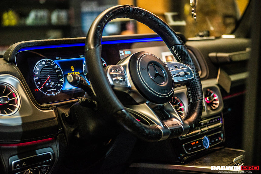 2019-2023 Mercedes Benz W464 G550/G63AMG G-Class G Wagon Dry Carbon Fiber Repalcement Interiors