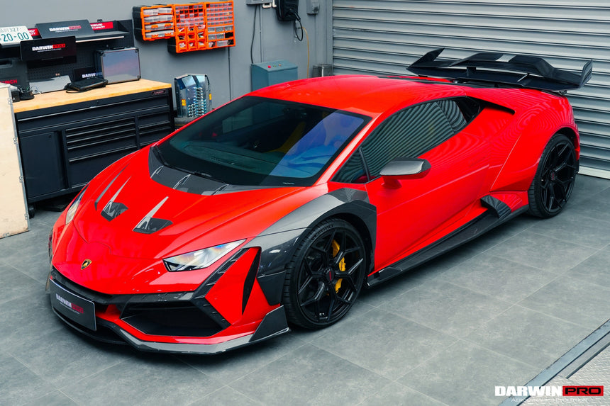 2015-2022 Lamborghini Huracan LP610 & LP580 Coupe Only BKSSII Style Full Wide Body Kit