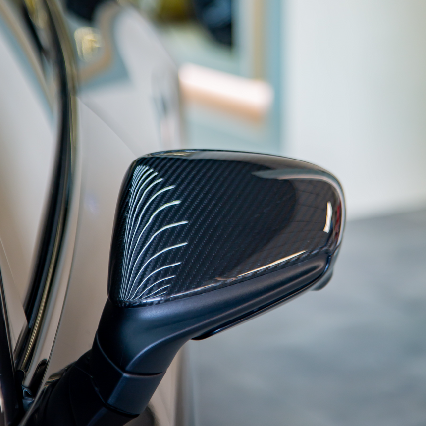 Porsche Taycan Dry Carbon Fiber Mirror Housing