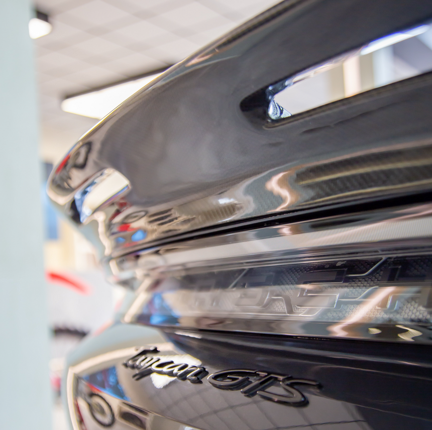 Porsche Taycan Carbon Fiber Rear Trunk DuckTail Spoiler