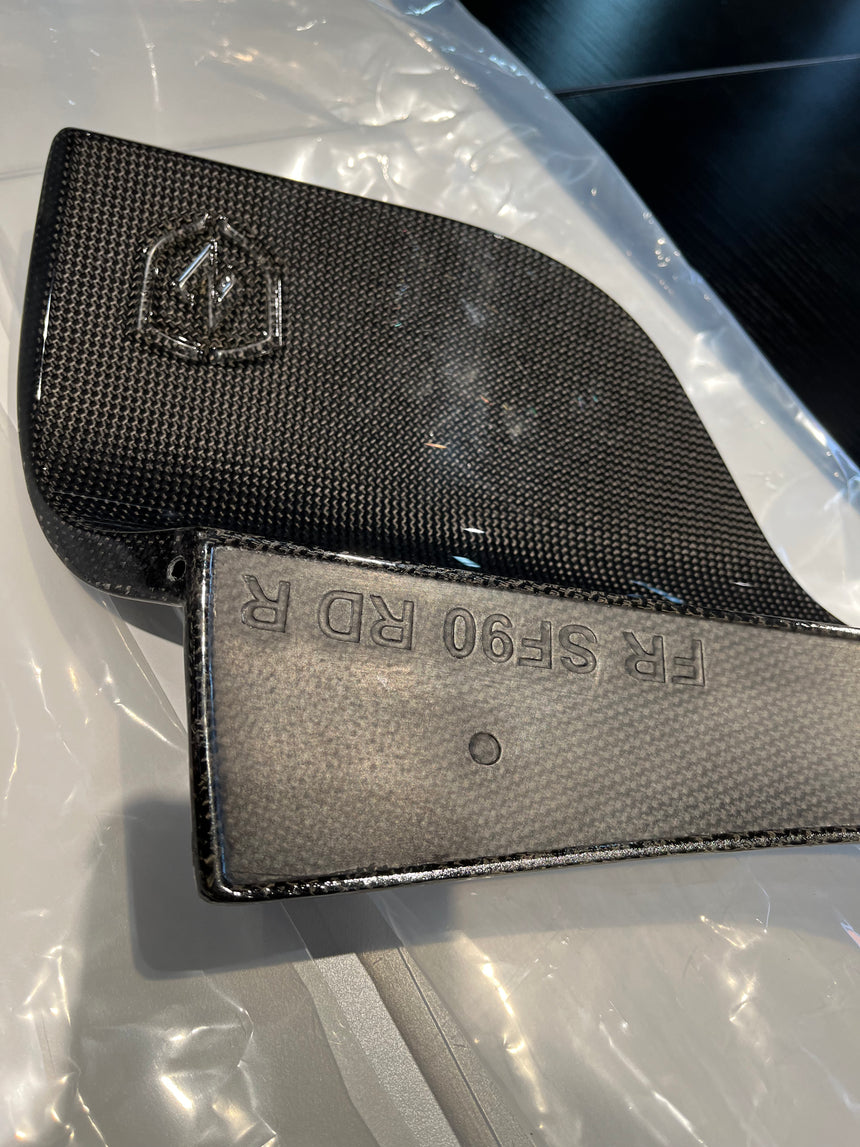 Dry Carbon Fiber Ferrari SF90 Stradale Rear Diffuser - Zacoe