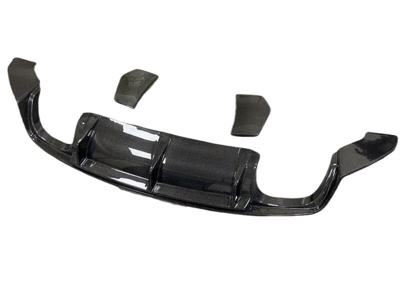 Audi TTS / TTRS MK3 8S 2016-19 AS Style Carbon Fiber Rear Diffuser With Winglets